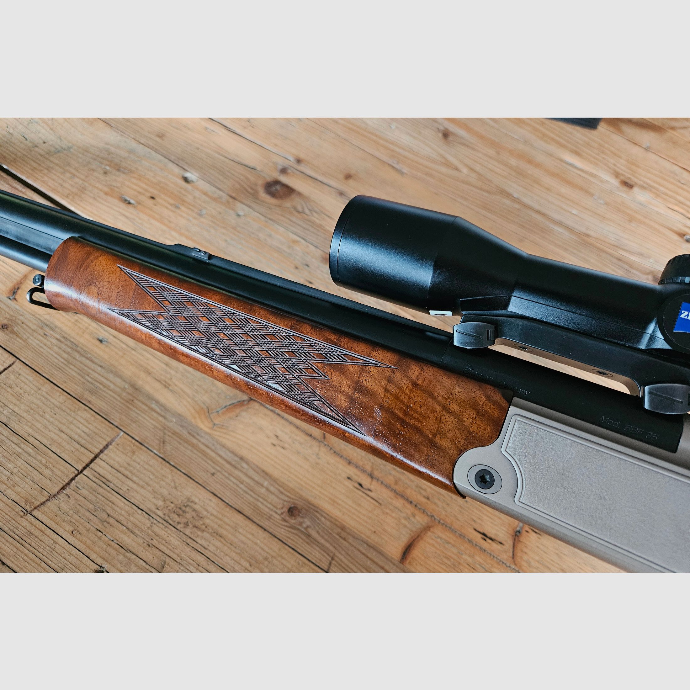 Blaser BBF 95 7x65R 12/70 mit Zeiss Zielfernrohr B95 - no K95 Sauer 202 Mauser M12 98 Heym SR 21 30 .308 .30-06 8x57 IS