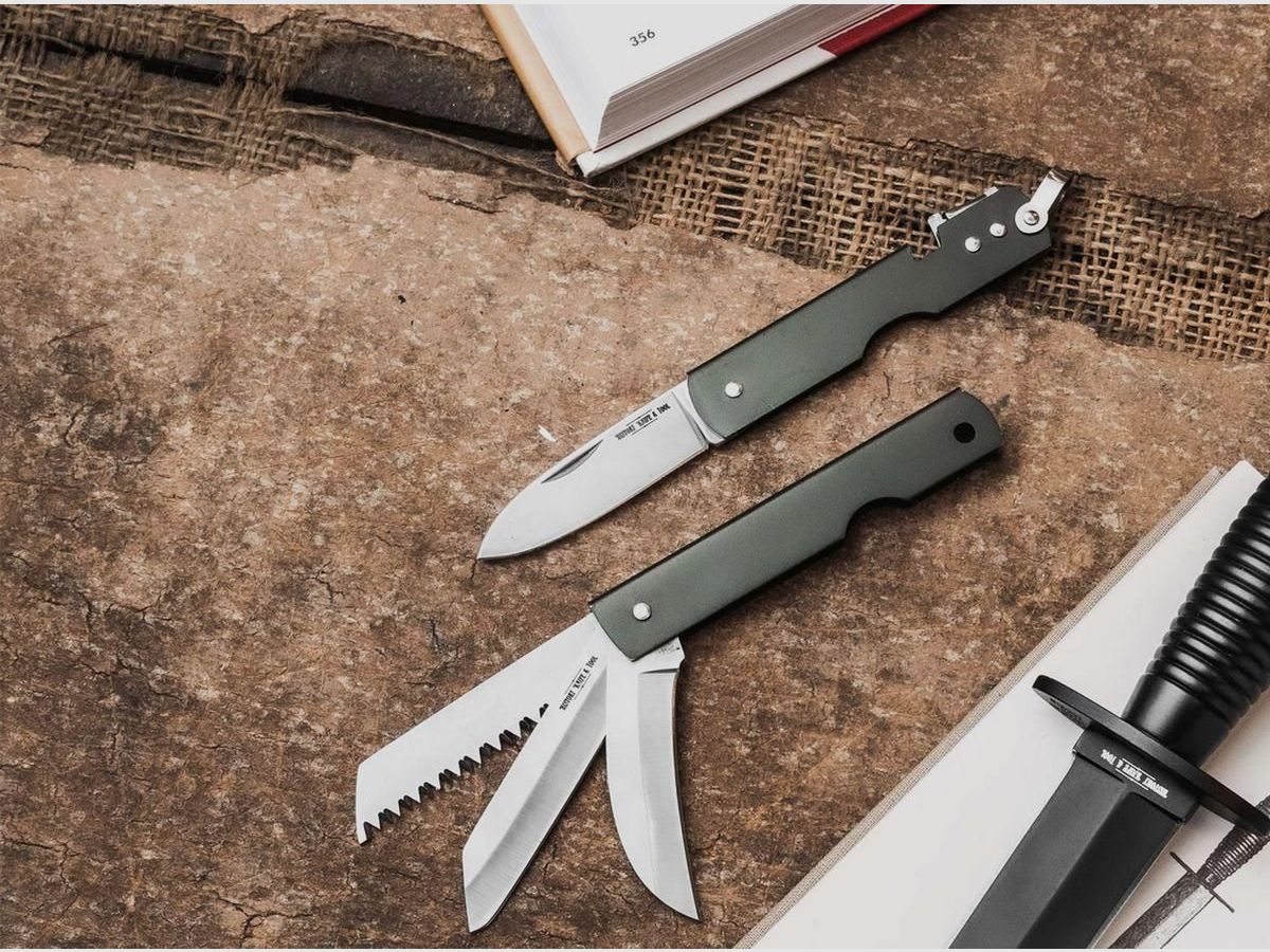 History Knife & Tool japanischer Armee-Stiftmesser-Dosenöffner, Bild 8 von 8