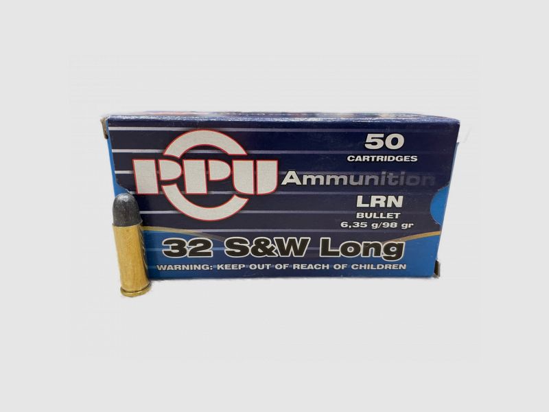PPU .32S&W LONG LRN - 6,35G / 98GRS. - 50 COLPI