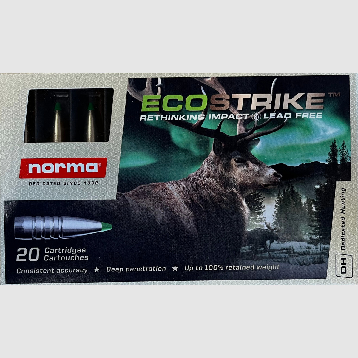 Norma Ecostrike 8x57JS 160grs - 20 Schuss