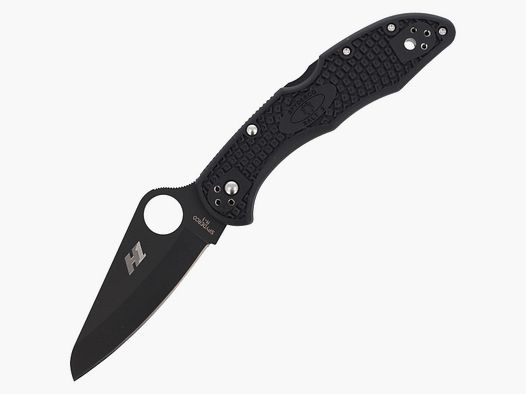Spyderco Salt 2 Messer Schwarz / Schwarze Klinge, glatt (C88PBBK2)