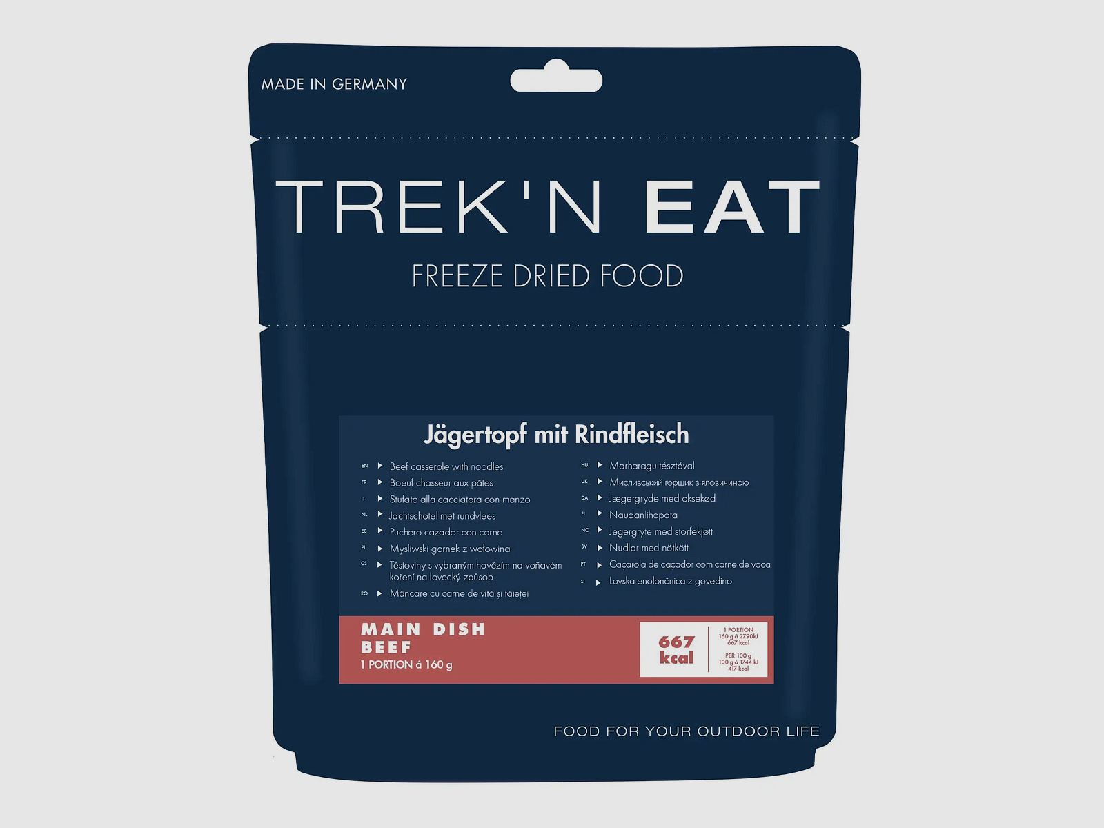 Trek’n Eat Pot de Chasseur avec Bœuf et Nouilles