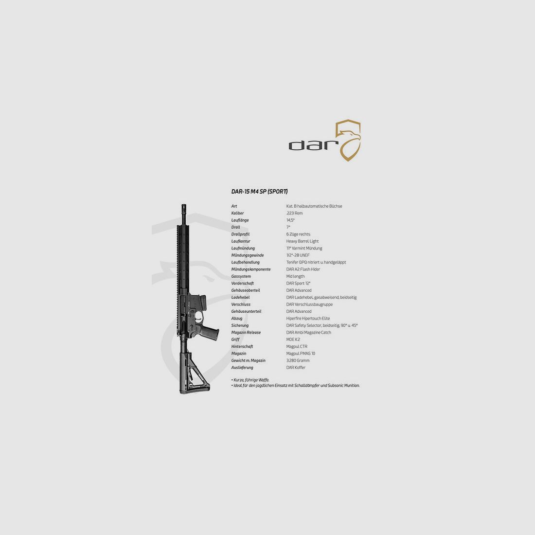 DAR-15 M4 SP | Sport | AR15 – 14.5″