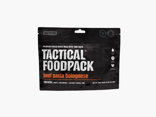 Tactical Foodpack Piatto Principale BIG Bolognese con Manzo