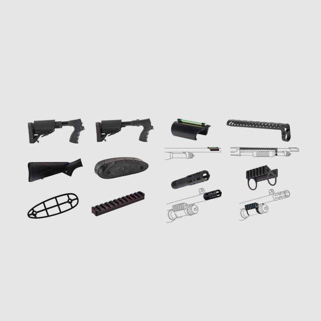 Winchester terugslagpad spacer 7mm SX3 / SXR GR2 / MAXUS COMP / XBOLT