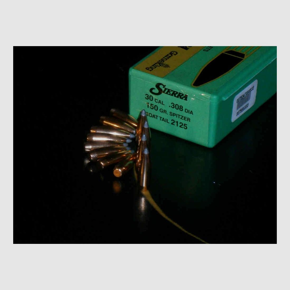 Sierra GameKing Geschosse Kaliber 30 .308 dia – 150 gr SBT, Bild 1 von 4