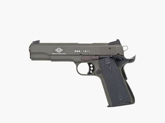 GSG .22lr 1911 OD-Green pistola a percussione anulare, lunghezza canna 140 mm