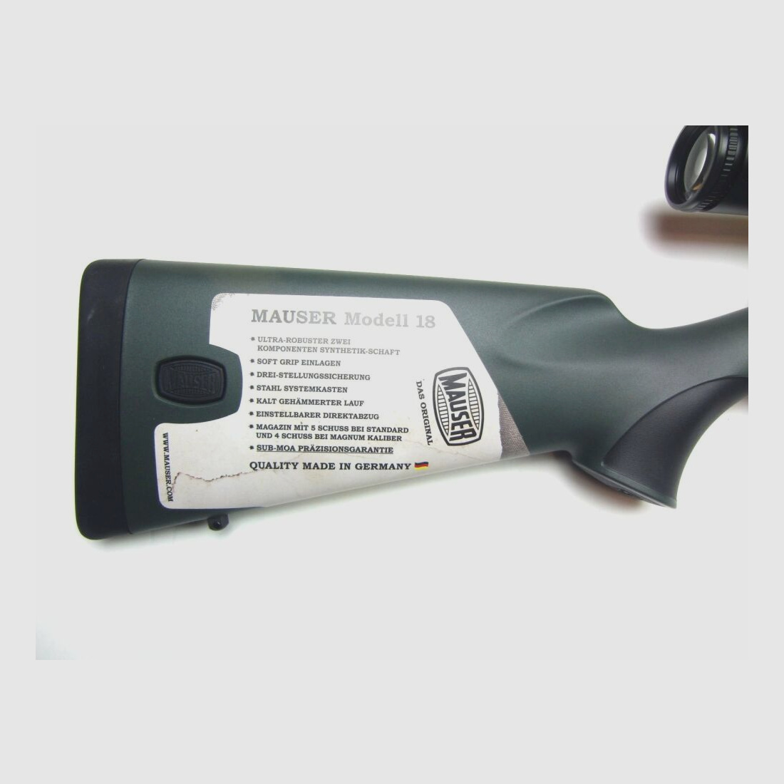 Mauser	 Komplettangebot R.-Büchse Mauser M18 Waldjagd .308 Win. mit GPO Spectra 5x 3-15x56i
