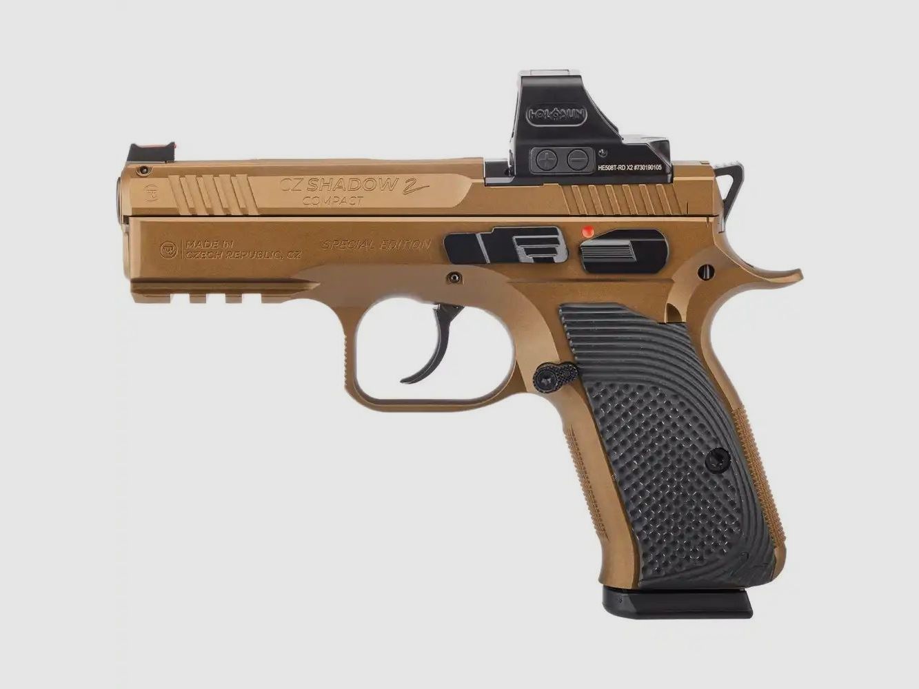 BROŃ PISTOLET CZ SHADOW 2 COMPACT HOLOSUN HE508T, zdjęcie 1 z 11