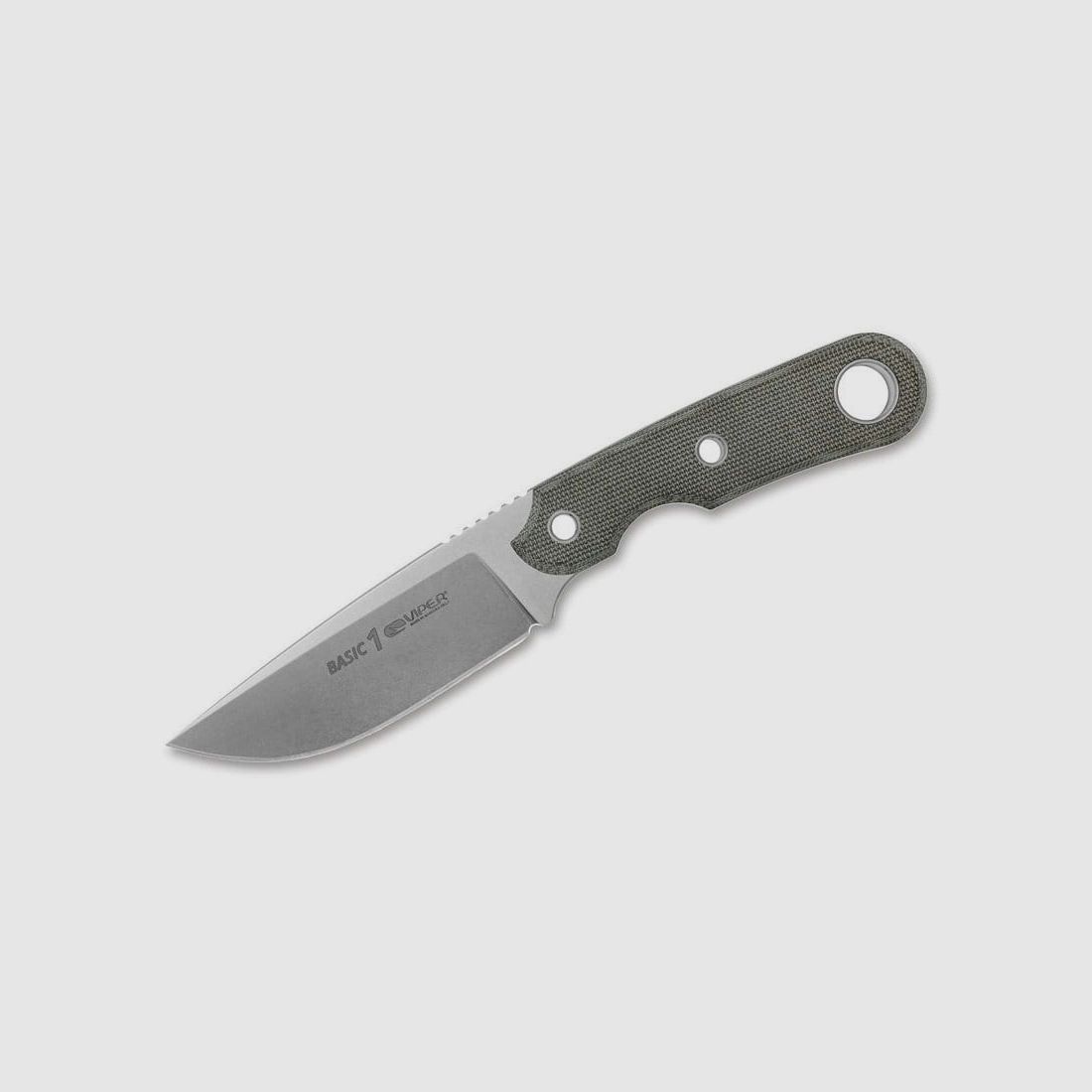 Viper Basic 1 D2 Micarta Green Messer