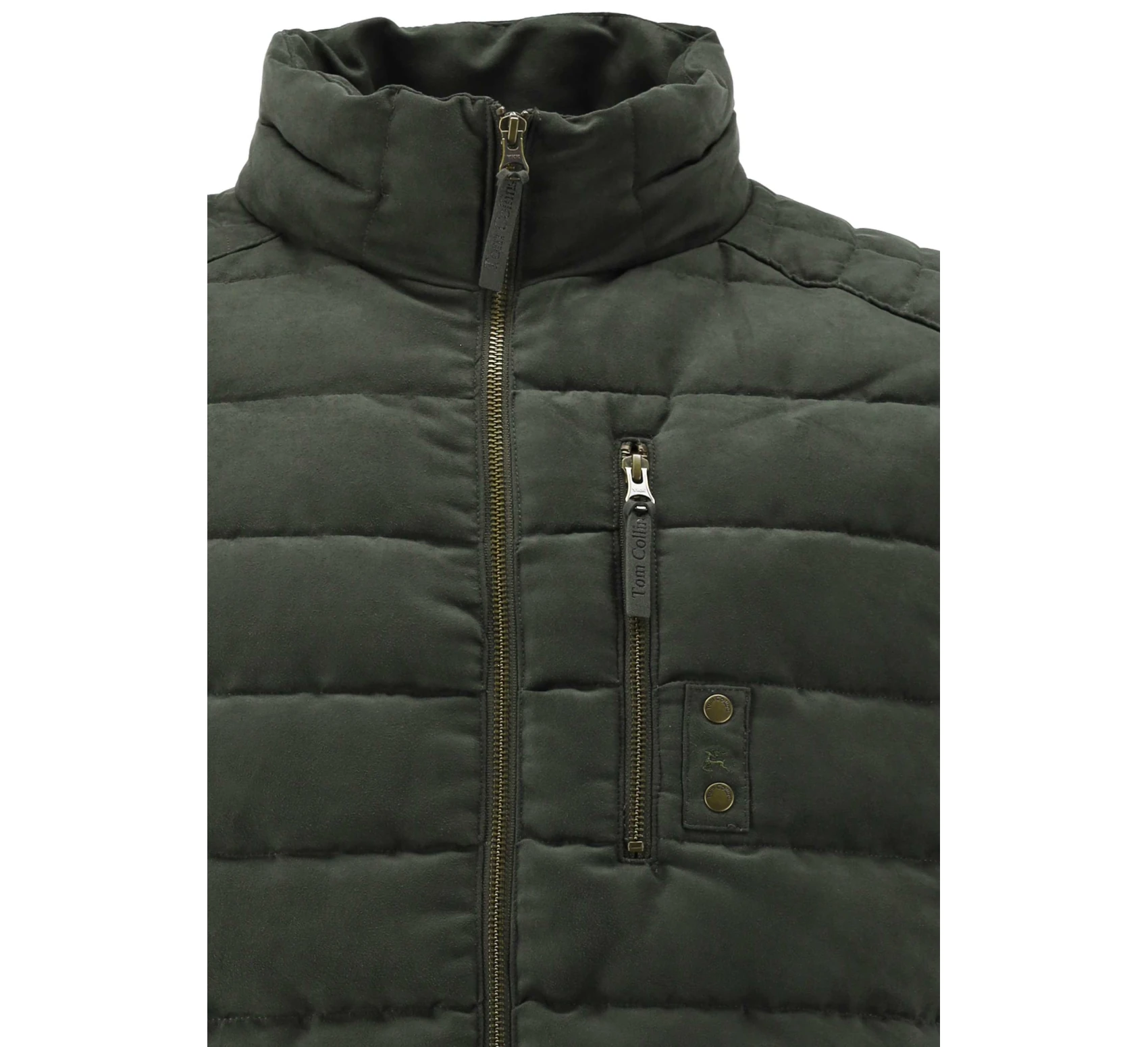 Jacke mit Stehkragen Tom Collins 412000-4145 – Dunkelgrün, Bild 7 von 7