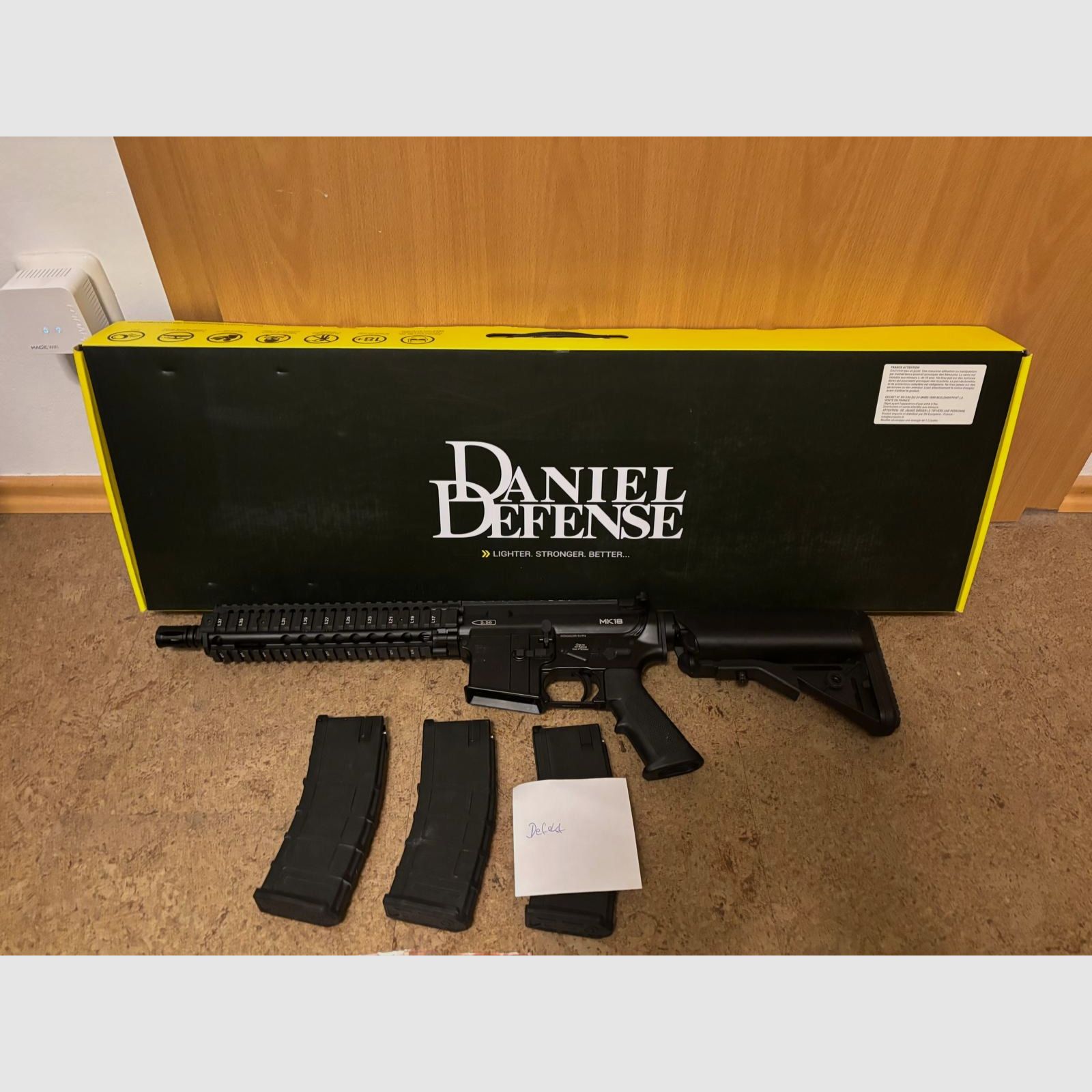 Golden Eagle Daniel Defense MK18 GBB. Black