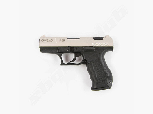 Walther P99 pistola a salve nichelata - 9mm P.A.