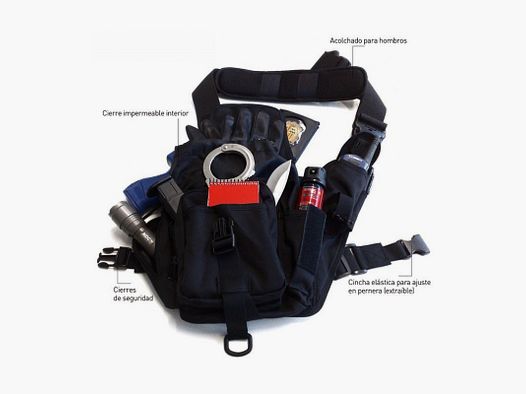 BANDOLERA “FastDraw” con COMPARTIMENTO OCULTO y EXTRACCIÓN rápida de pistola
