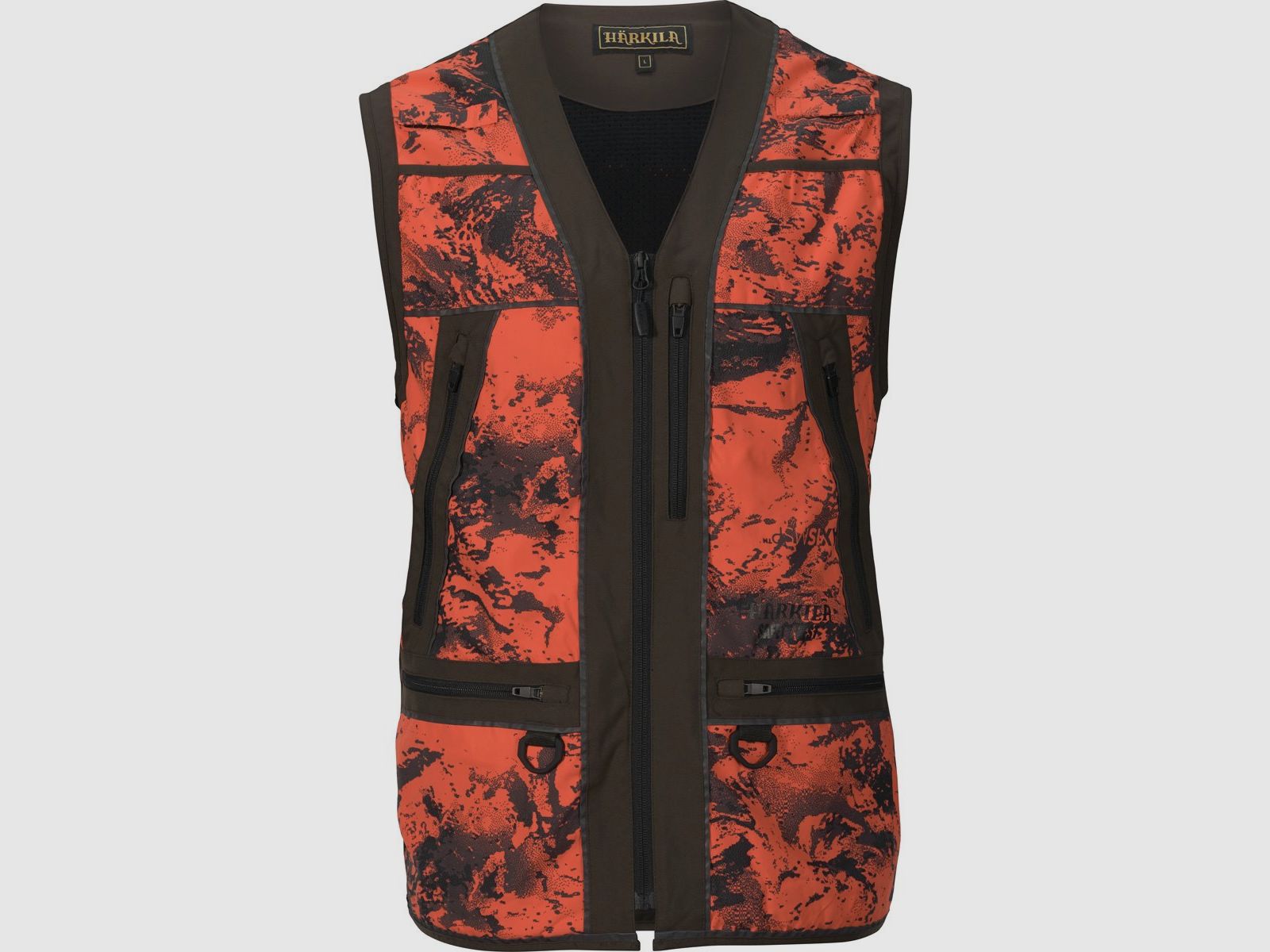 Härkila Signalweste Wildboar Pro Safety Axis MSP® Orange Blaze/Shadow brown