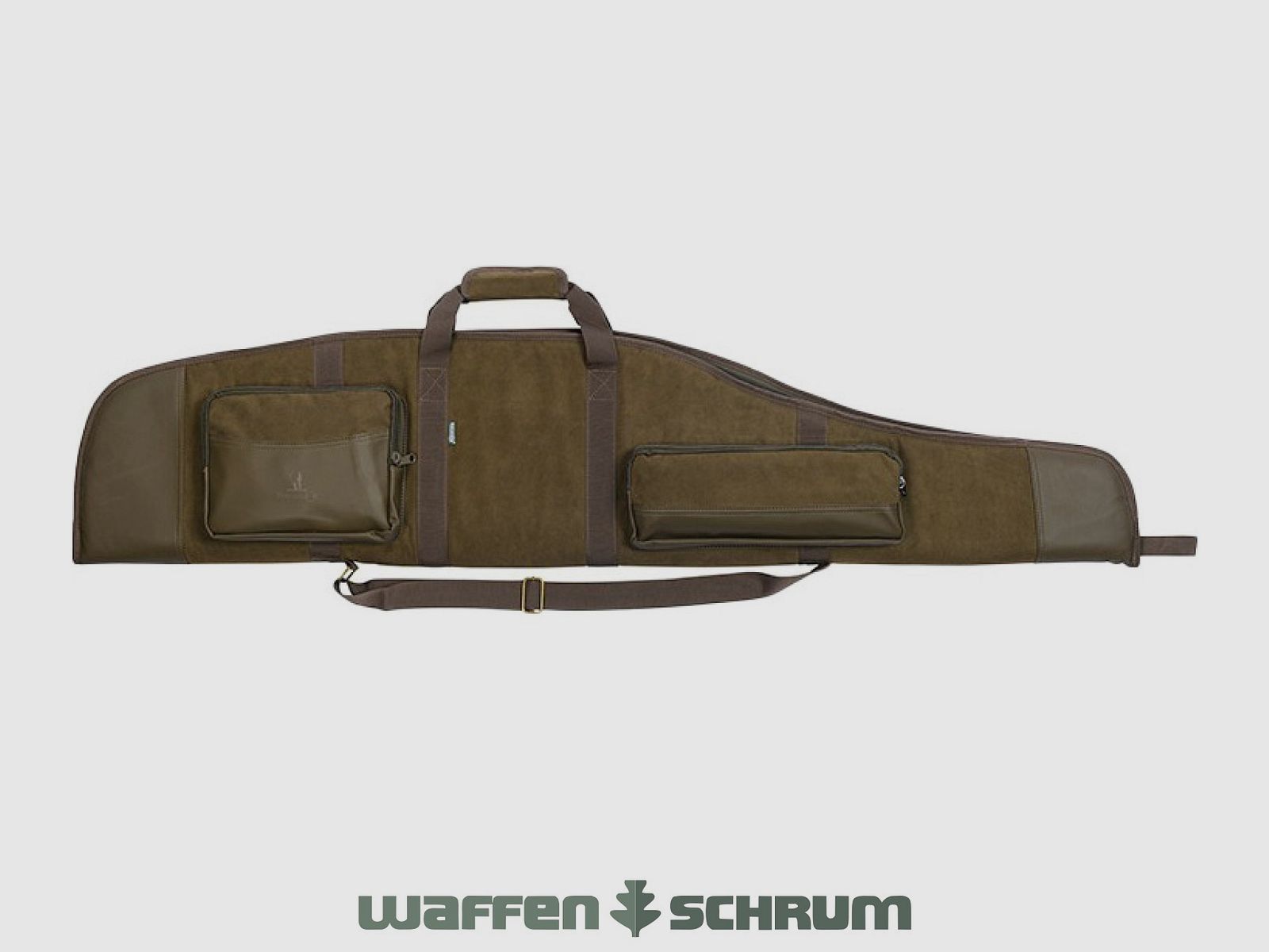 Percussion Büchsenfutteral Rambouillet 2 aufgesetzte Taschen