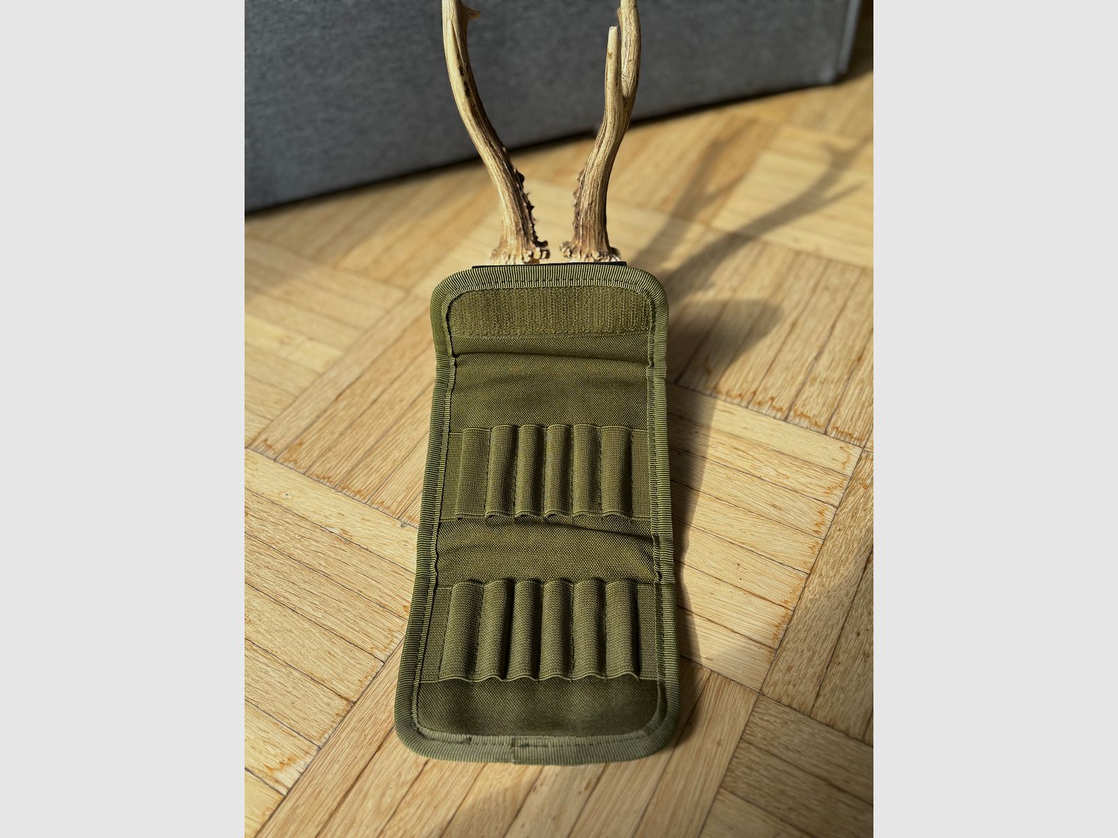 Estuche para cartuchos de caza, bolsa para cartuchos de nylon para cinturón