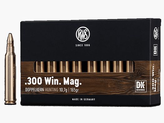 RWS .300WinMag Doppelkern 10,7g - 165gr