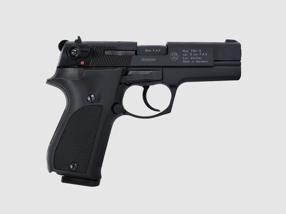 Carl-Walther P 88 Compact nero 9 mm P.A.K. Armi a gas e segnale, immagine 1 di 2