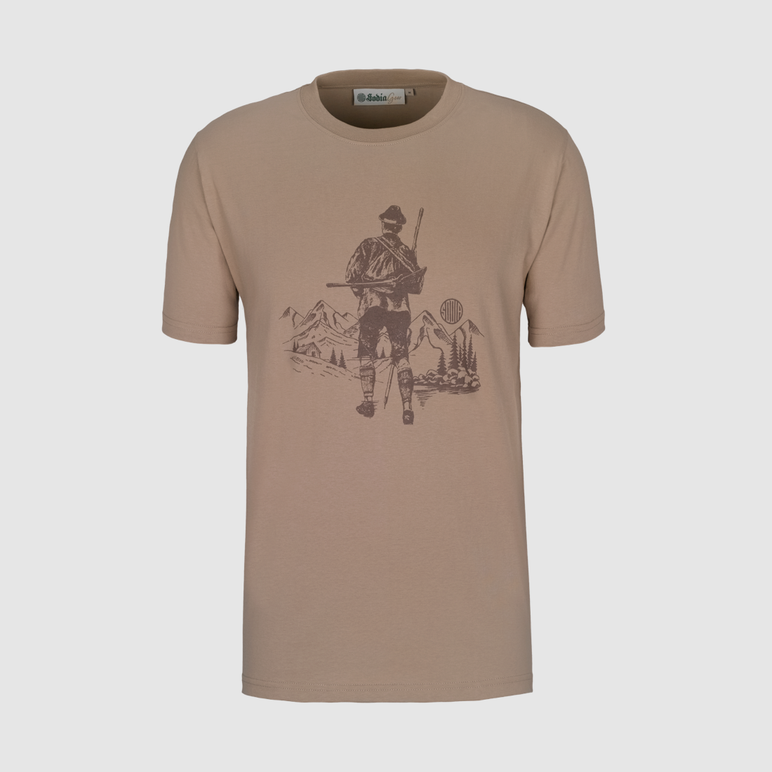 SODIA T-Shirt Hunter with Mountain, image 1 of 2