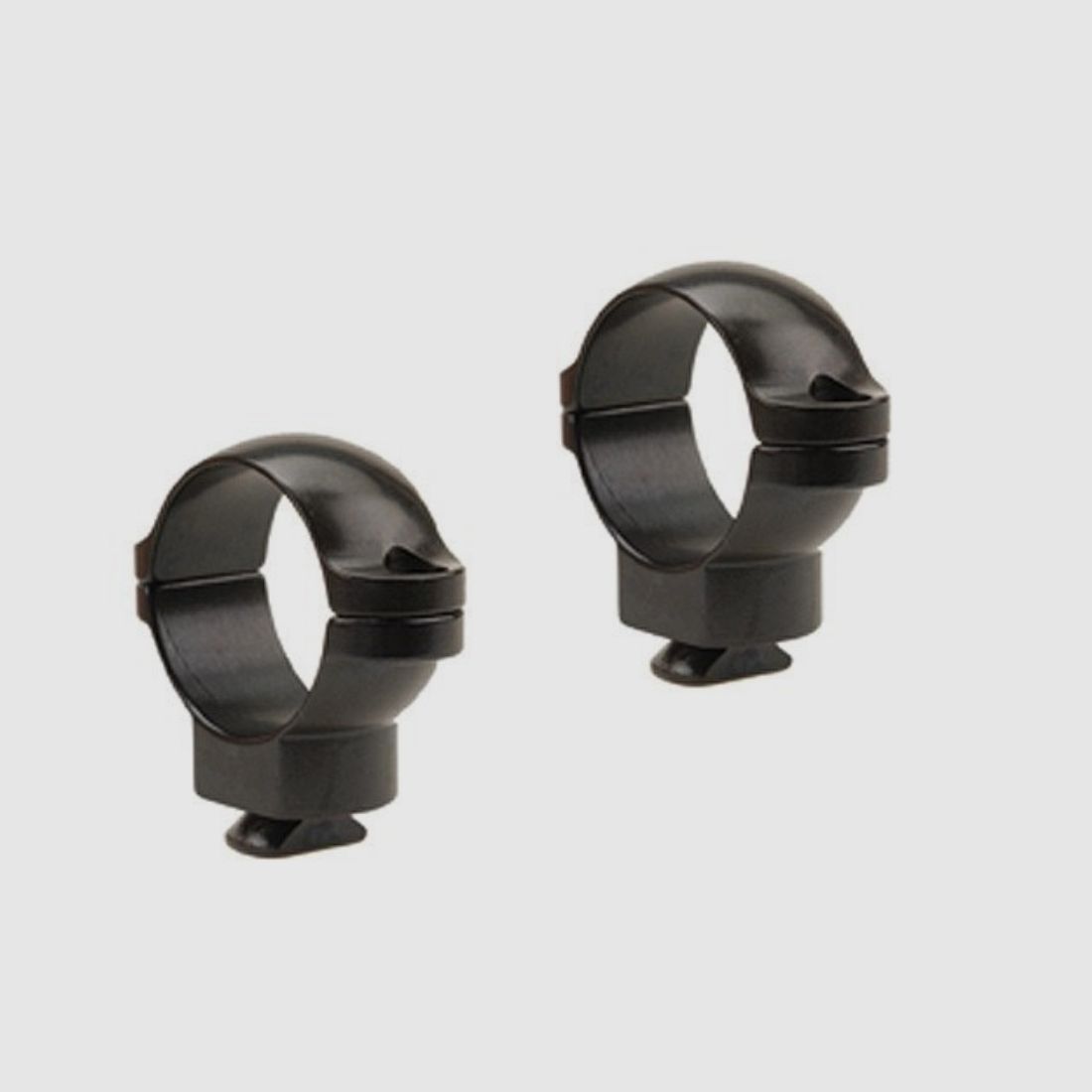 Leupold Dual Dovetail Ringi 25,4mm średnie błyszczące czarne