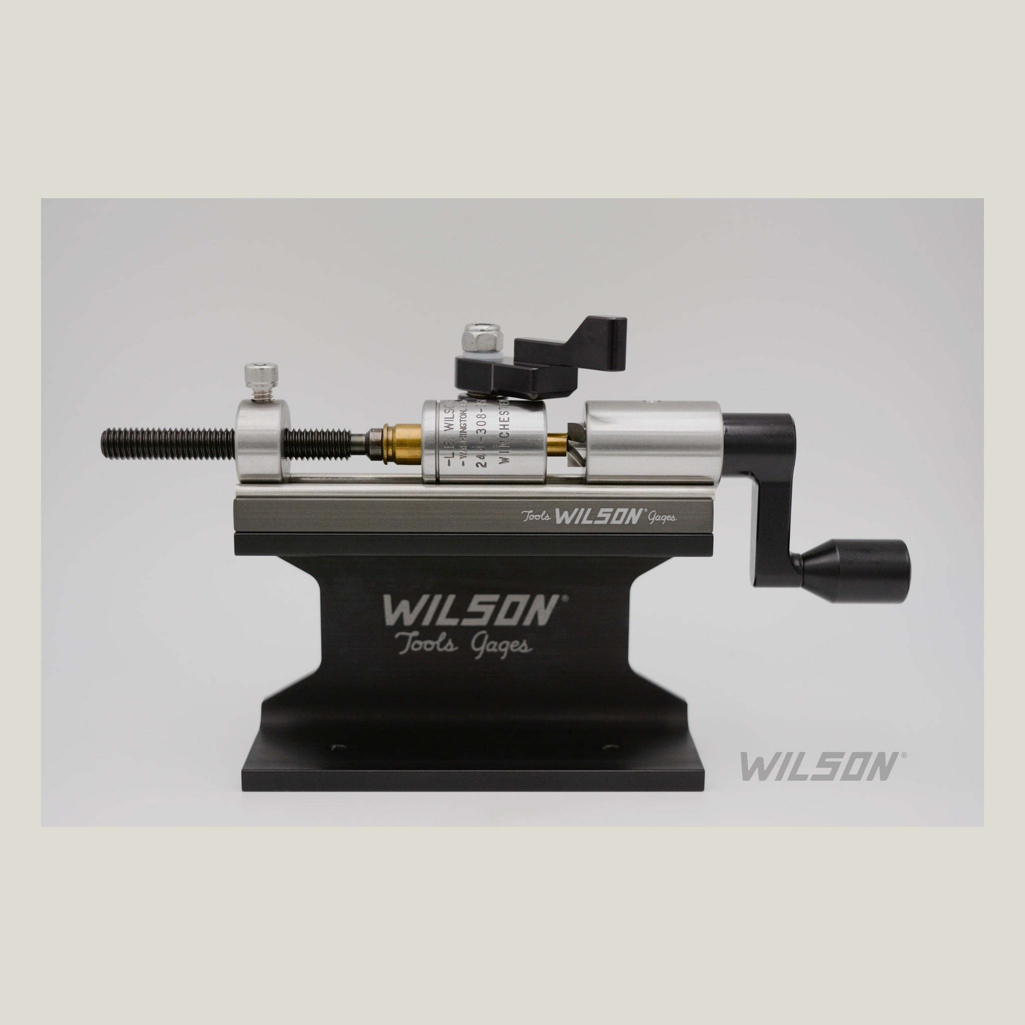 L.E. Wilson Case Trimmer Kit with Standard Stop – Stainless Steel or TiN