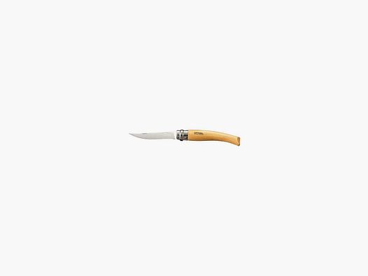 Opinel 12 Effilé fileermes, roestvrijstalen lemmet, beukenhouten handgreep