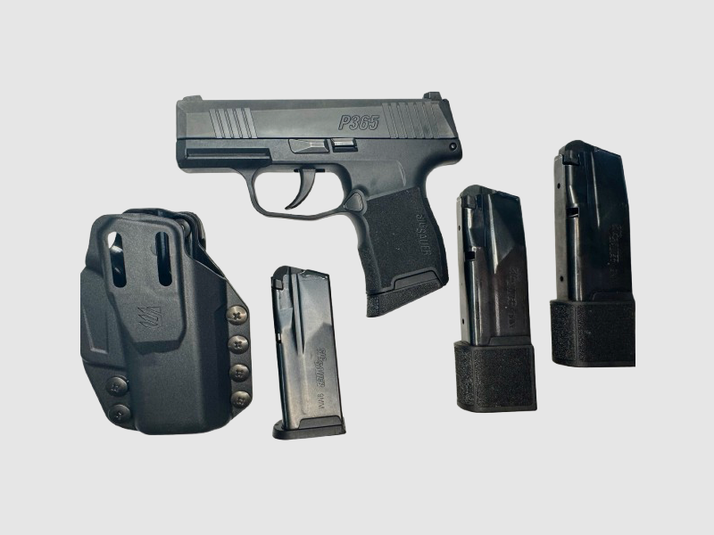 SIG Sauer P365 — Pack d'occasion (4 chargeurs + holster) — 9 mm, image 3 sur 3