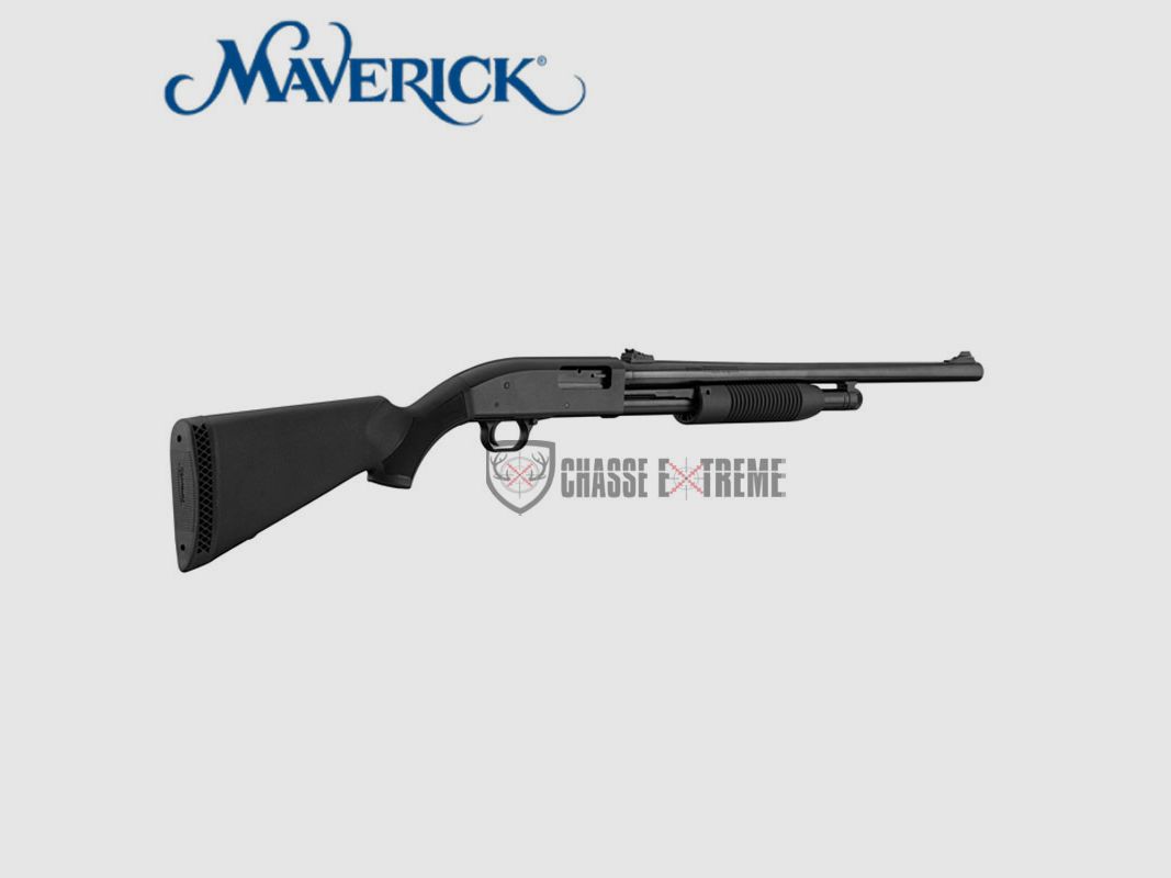 Pumpflinte MOSSBERG MAVERICK 88 mit gezogenen Lauf 61cm Kal. 12/76, Bild 3 von 7
