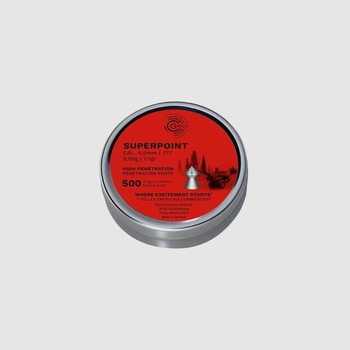 GECO Superpoint 4,5mm 0,50g 500er