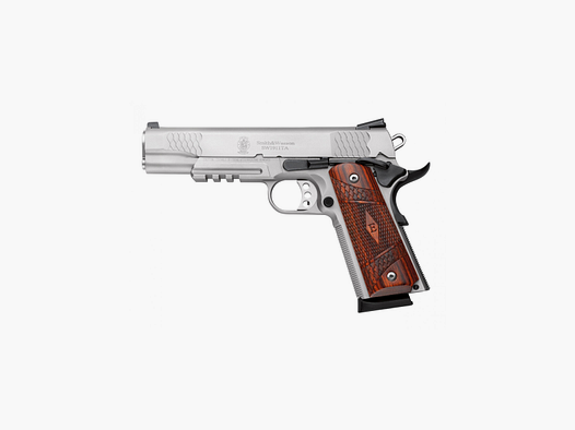 Smith & Wesson Pistole SW1911 Target Model .45 Auto Silber