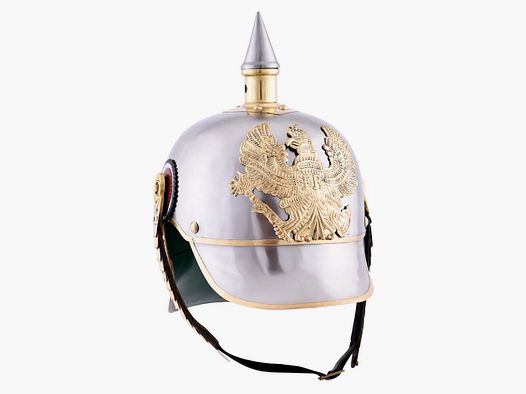 Pickelhaube Prusy 1889 z wkładką skórzaną