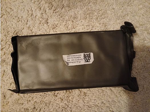 Munition 223 Remington (5,56x45) 200 Schuss, eingeschweißt