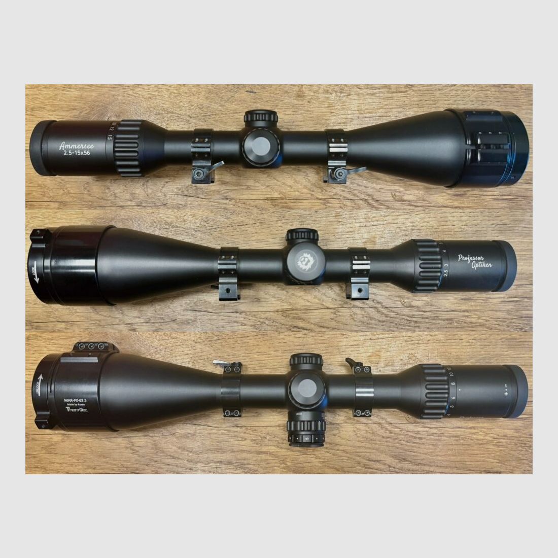 Professor Optiken Ammersee 2,5-15x56 HD mit Rusan und Montage