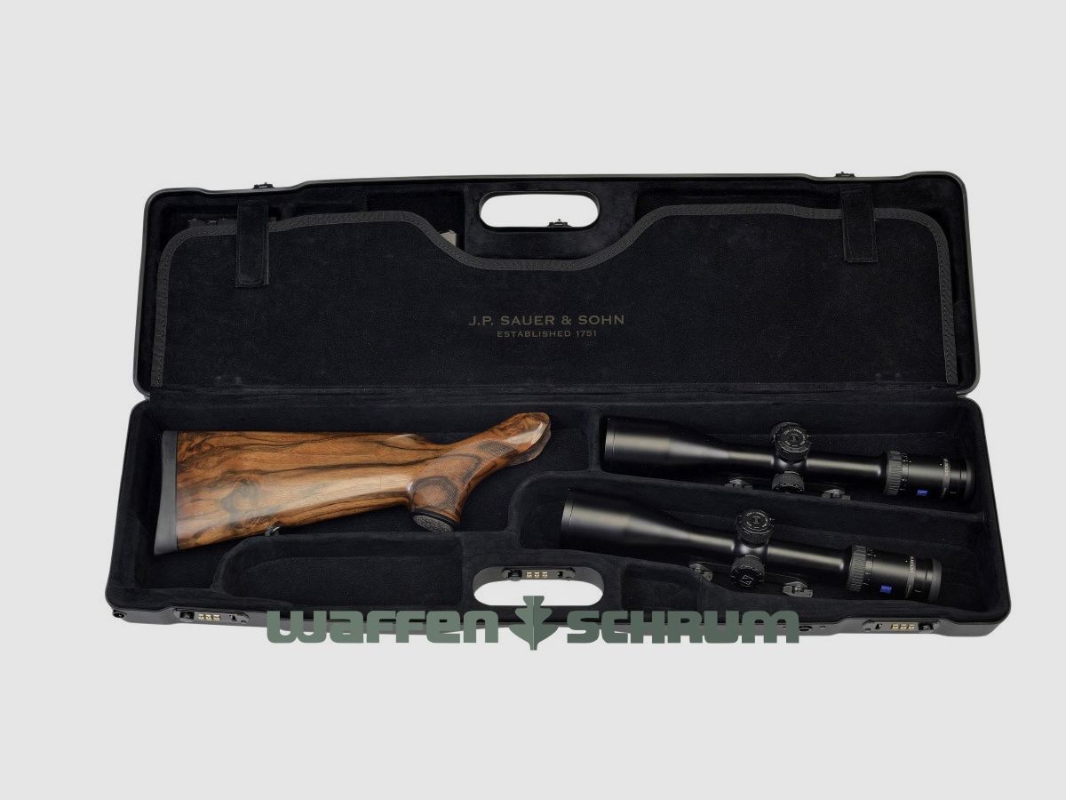 Sauer ABS Compact Case II  Für eine Waffe - zwei Zielfernrohre