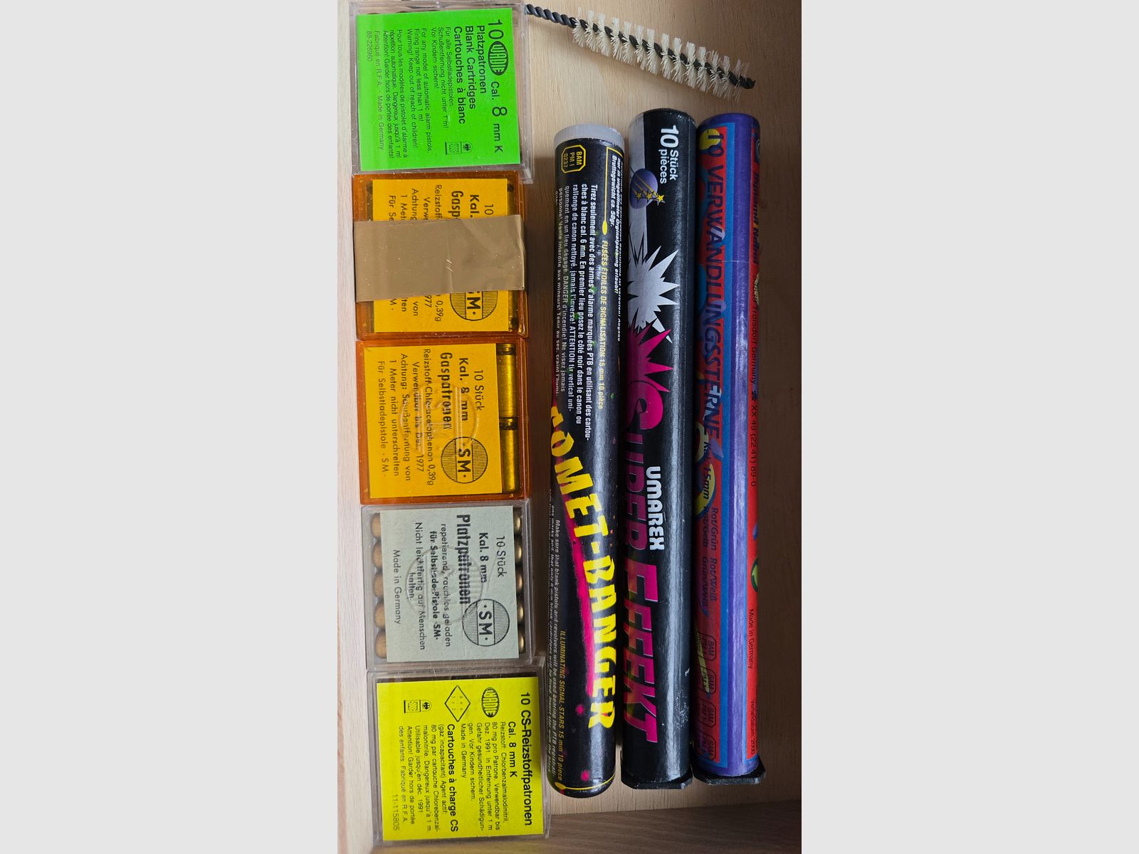 ¡Reck Automatik Gas+Pistola de inicio modelo G5, calibre 8mm + accesorios!