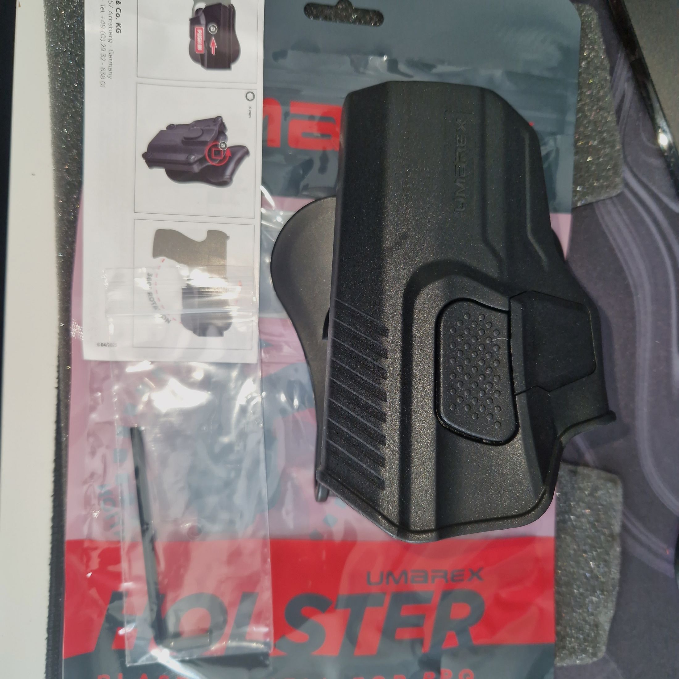 Walther PPQ en P99 Paddle Holster draaibaar, afbeelding 1 van 3