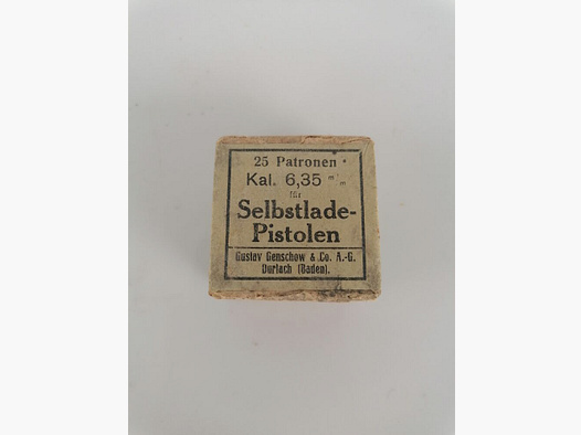 Gustav Genschow & Co. A.-G. Selbstladepistolen