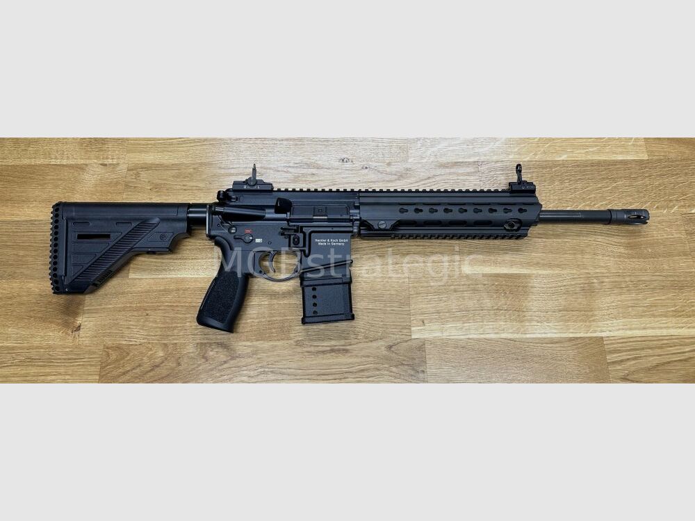 Heckler & Koch MR223 A3 Slim-Line 14,5" loop - semi-automatisch geweer .223Rem De civiele H&K 416 - civiele versie van het nieuwe aanvalsgeweer van de Bundeswehr