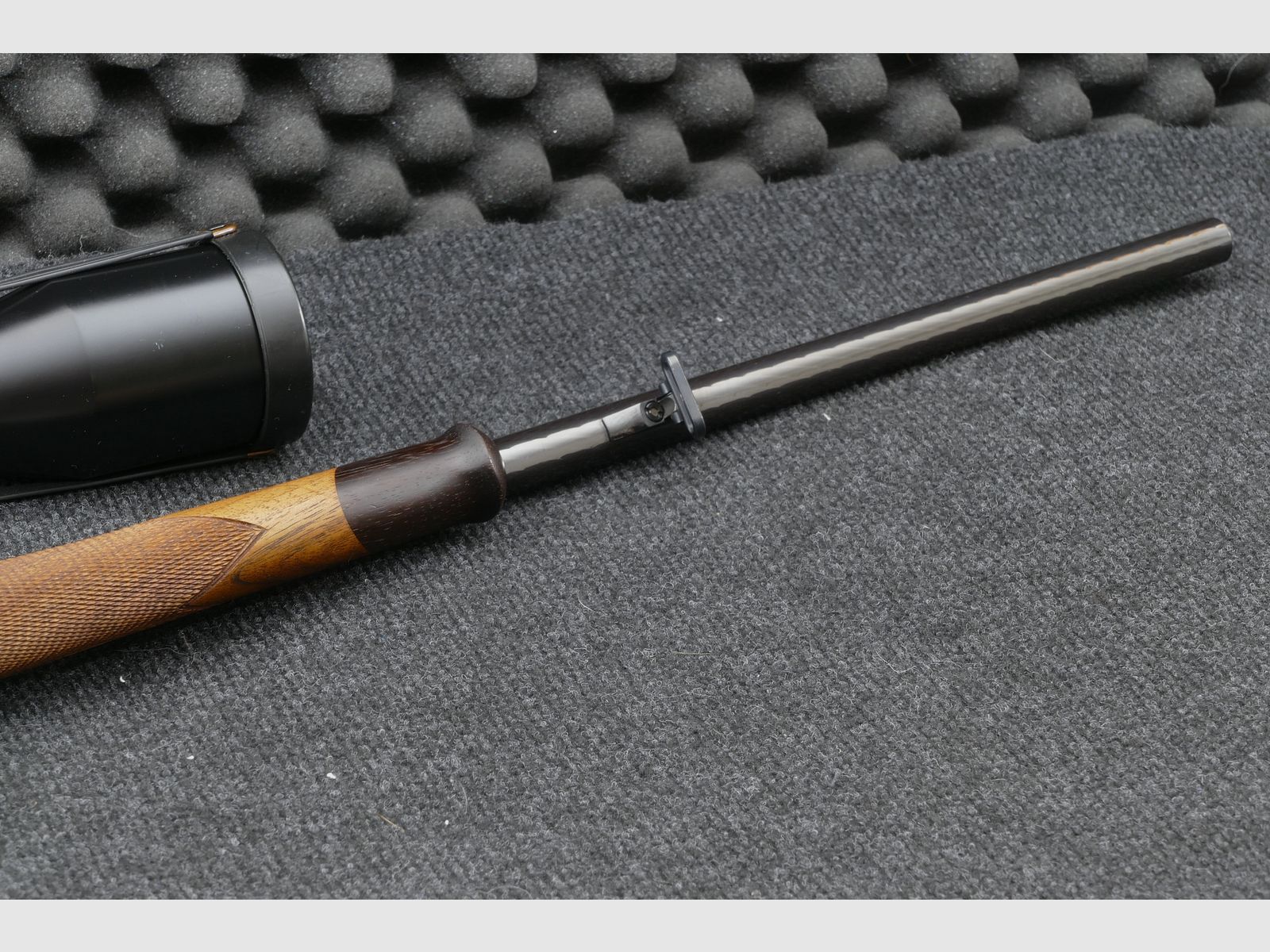 Steyr Mannlicher Luxus M en calibre .30-06 Springfield de primera mano en estado original excepcionalmente bueno, casi como nuevo WHB295