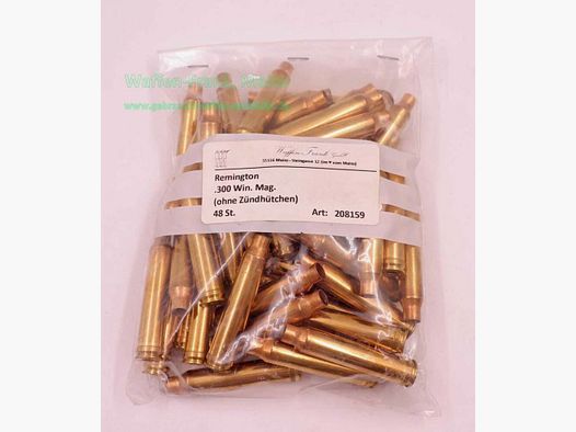 Remington - USA Langwaffenhülsen .300 Win. Mag.