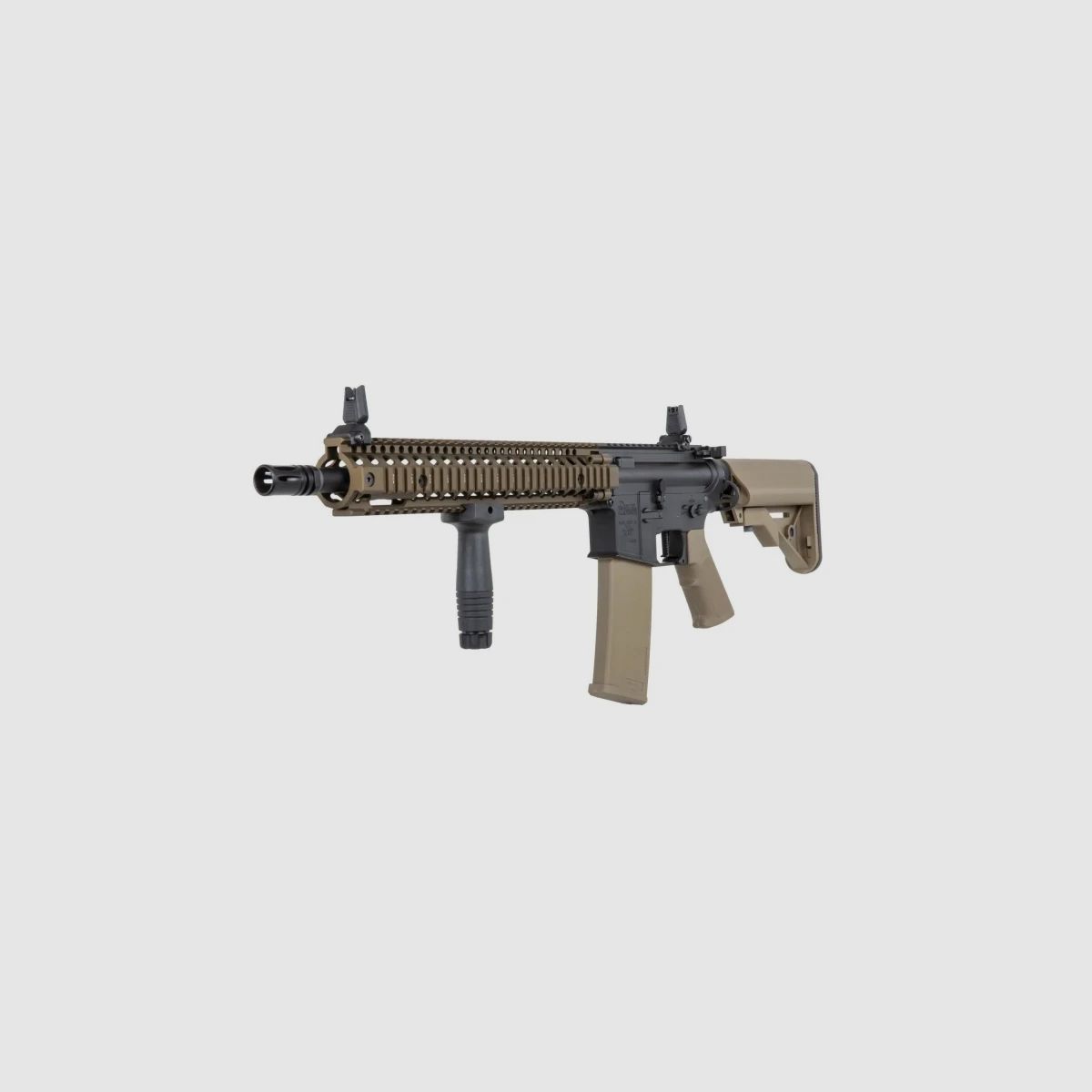 SA Daniel Defense® MK18 Block II (SA-P26 PRIME™ Aster II ETU BLDC™) Rifle Airsoft Libre a partir de 18 – Chaos Bronze -F-