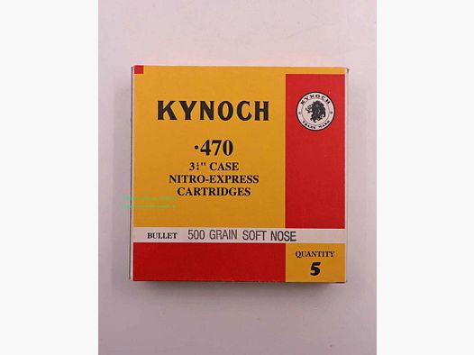 Kynoch, England Büchsenpatronen .470 3 1/4'' N.E.
