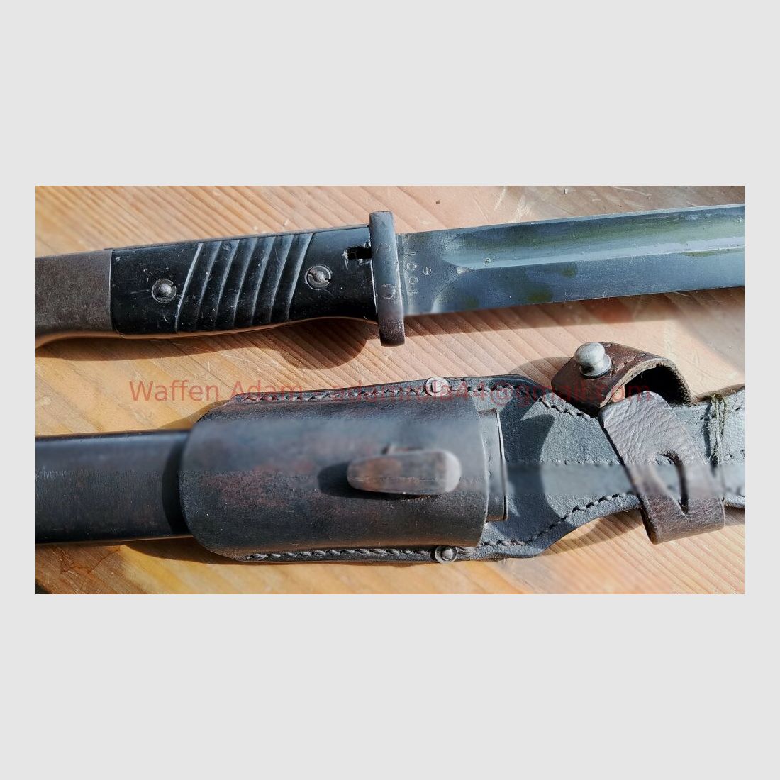 E.Pack & Söhne / Solingen K98k Bajonett M84/98 m. Koppelschuh, Bild 9 von 10