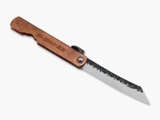 Coltello pieghevole Higonokami Irogane Rame