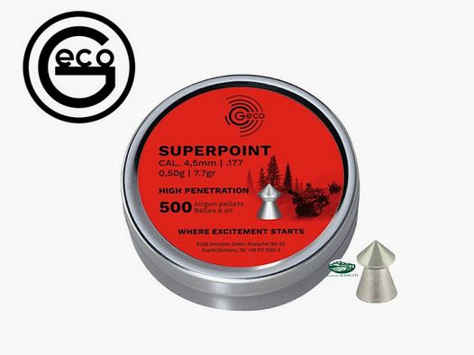 GECO Pallini SUPERPOINT cal. 4,50mm 0,50gr