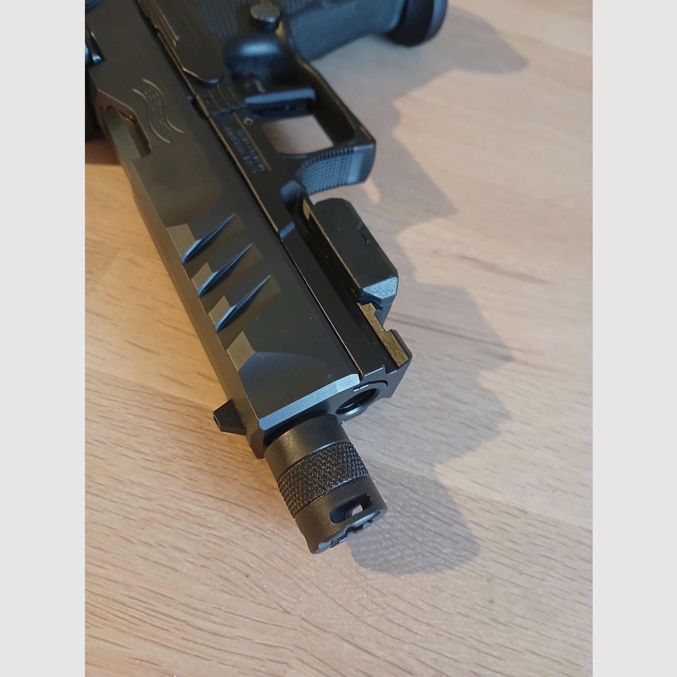 Gewindeschutzmutter / Kompensator 1/2x28 UNEF für 9mm, Bild 2 von 3