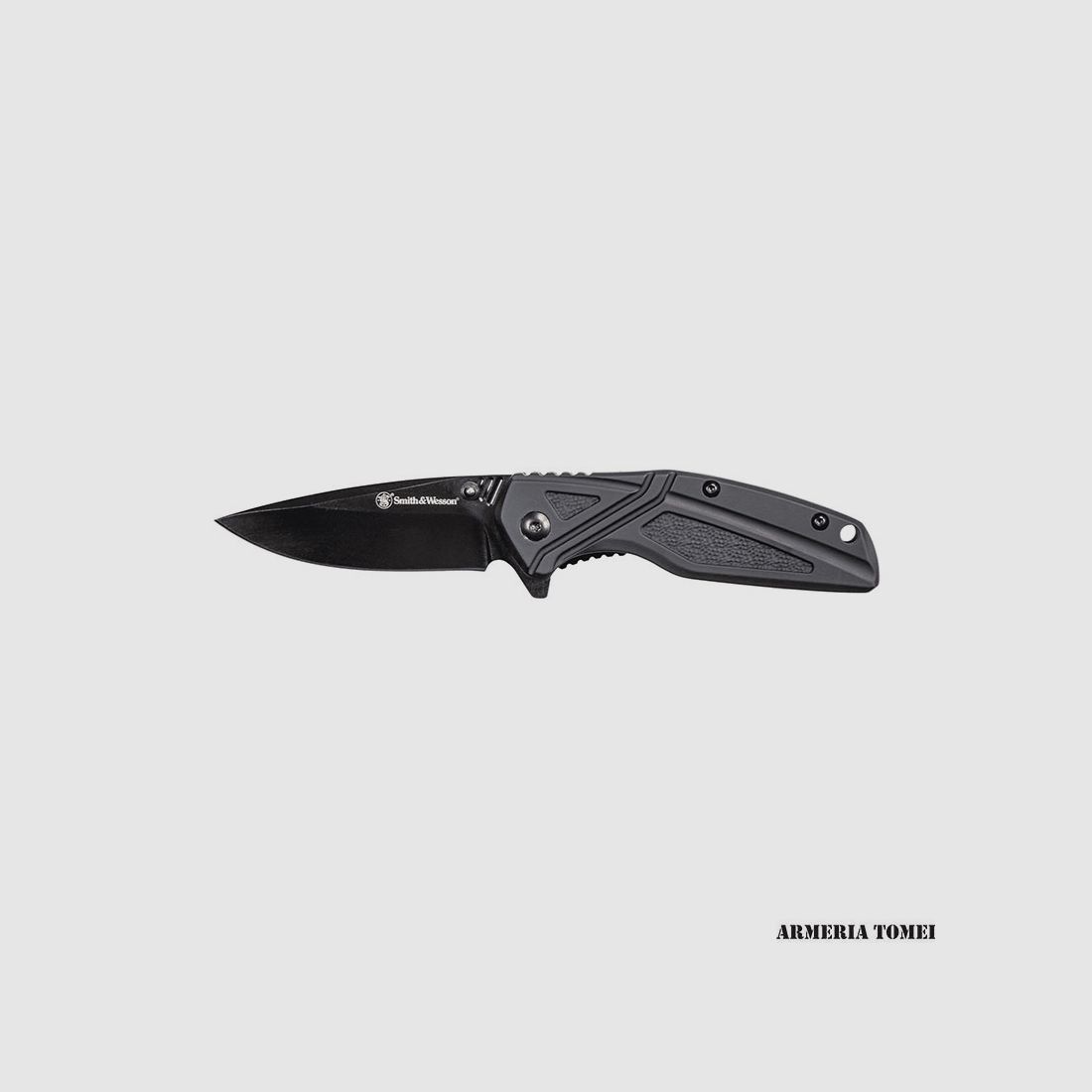 Messer – SMITH & WESSON – BLK RUB ALUM Blk, Bild 1 von 2