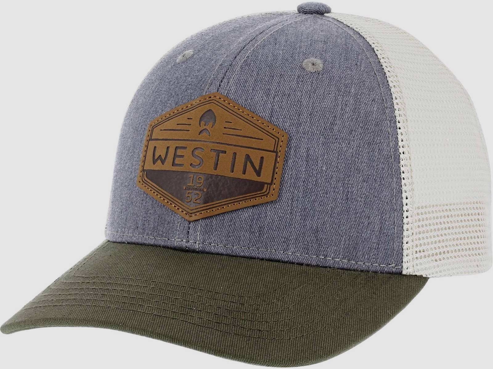 Westin Vintage Trucker Cap Rozmiar uniwersalny Szary Mech