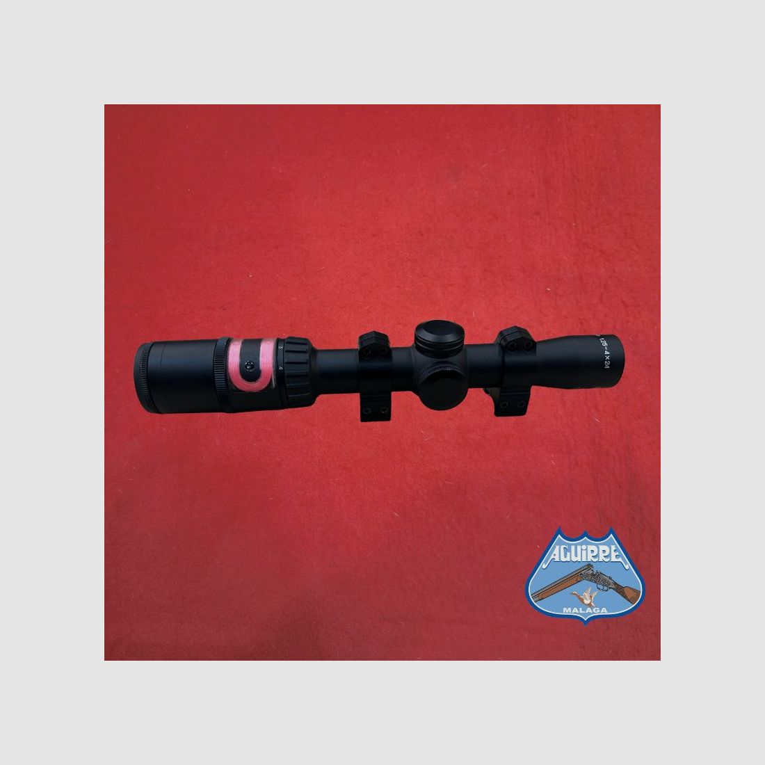 Trijicon AccuPoint 1.25-4×24 richtkijker met verlichte reticle en afneembare Warne montageringen, afbeelding 1 van 7
